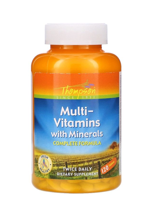 Multi-vitamin with minerals, 120 tablets