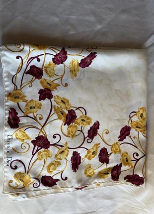 Christian dior шелковый платок оригинал3 фото