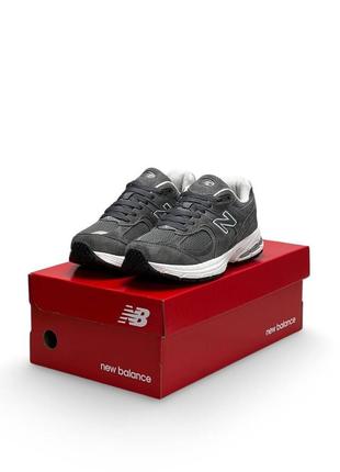 Кроссовки замшевые женские  new balance 2002r dark gray white серые стильные повседневные кросы нью баланс5 фото