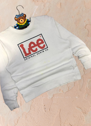 Винтажная толстовка lee crewneck 80-х 90-х / spellout