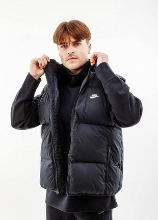 Жилетка nike club puffer найк клаб мужской жилет