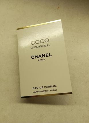 Пробник chanel coco mademoiselle parfum 1.5 ml оригинал2 фото