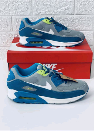 Кожаные мужские кроссовки nike air max 90 кросовки найк аир макс