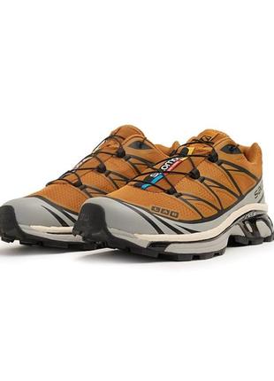 Кроссовки salomon xt-6 quarry brown 471365 оригинал