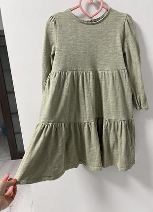 Сукня плаття волани органічна бавовна