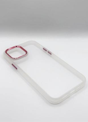 Накладка чохол matte glossy frame iphone 12/ 12pro