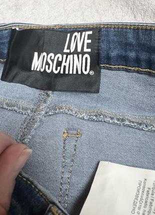 Синие джинсы moschino love6 фото