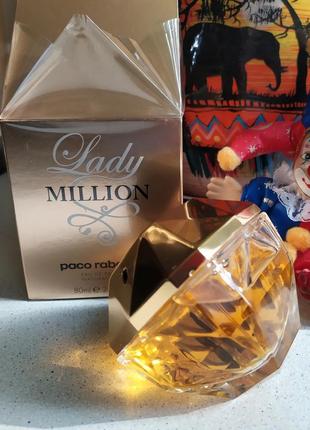 Paco rabanne lady million  80 ml парфюмированная вода оригинал