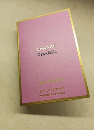 Пробник chanel chance eau fraiche parfum 1.5 ml оригинал2 фото