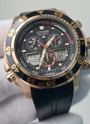 Чоловічий годинник citizen eco-drive promaster 200m chronograp...1 фото