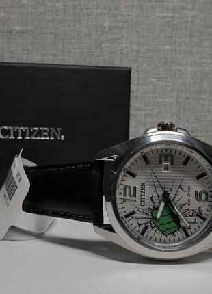 Чоловічий годинник часы citizen eco-drive aw1431-24w marvel hu...2 фото