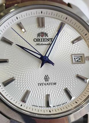 Чоловічий годинник часы orient er2f004w automatic titanium sap...3 фото