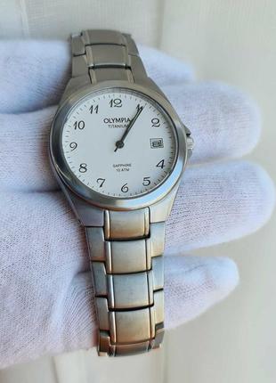 Чоловічий годинник часы olympia titanium sapphire 38mm