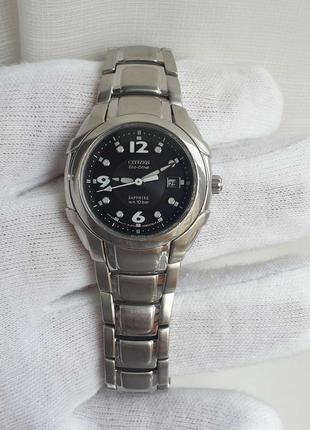 Жіночий годинник часы citizen eco-drive sapphire 30мм1 фото