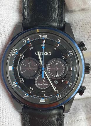 Чоловічий годинник часы citizen chronograph eco-drive 100m1 фото