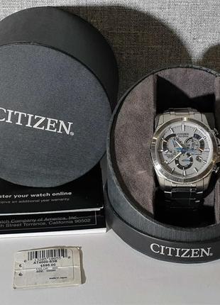 Чоловічий годинник часы citizen at4000-53e eco-drive 200m sapp...1 фото