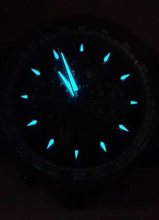 Чоловічий годинник часы citizen eco-drive  200m chronograph black8 фото