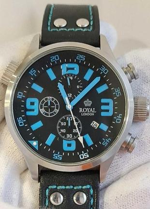 Чоловічий годинник часы royal london 41025-04 chronograph 46mm