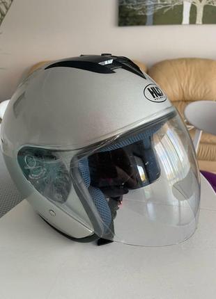 Мотошлем hld helmet h551 silver новий