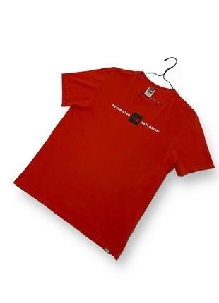 Футболка the north face orange t-shirt