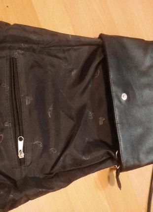 Жіноча шкіряна сумочка клатч-трансформер6 фото