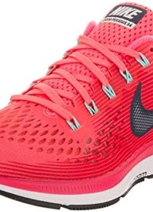 Женские кроссовки nike air zoom pegasus 34 880560-602, красные,