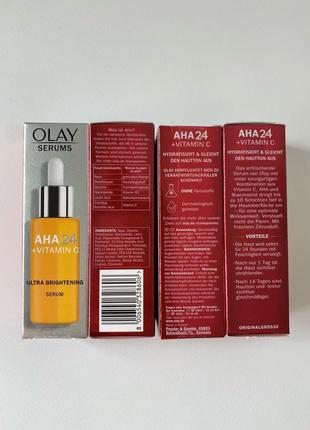 Денна сироватка olay - vitamin c + aha243 фото