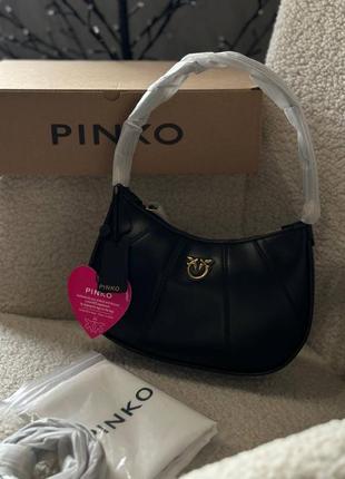 Сумка pinko bag pinko half moon сумочка пинко багет пінко