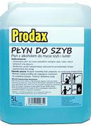 Засіб для миття вікон prodax p↑yn do szyb 5 л, німеччина1 фото