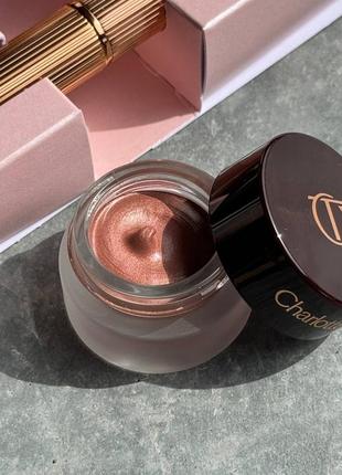 Кремовые тени charlotte tilbury cream eyeshadow - pillow talk, 7 мл (без коробки, с набора) оригинал