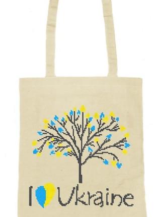 Сумка-шопер під вишивку бісером або нитками