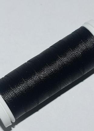 Нитки для вишивання бісером титан 100 ariadna чёрная, 200 м