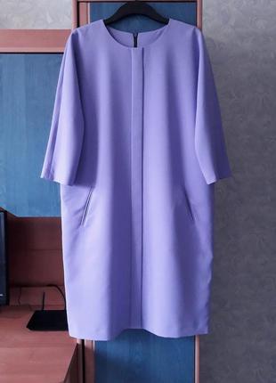 Элегантное платье в состоянии нового, 52-54, стрейч, гипоаллергенный полиэстер, вискоза, эластан, италия1 фото