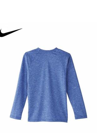 Рашгард гидро nike long sleeve hydrogua t-shirt (royal blue)2 фото