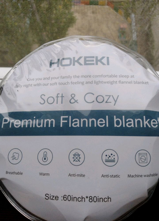 Одеяло hokeki soft & cozy premium flannel blanket