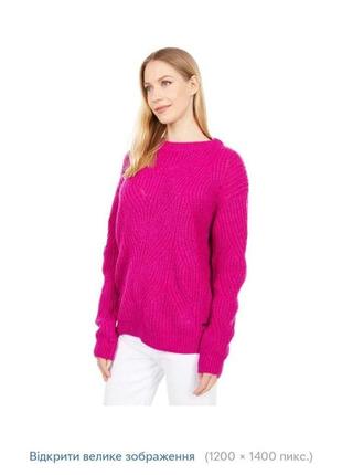 Светр joules fluffy pointelle pink, l (40)