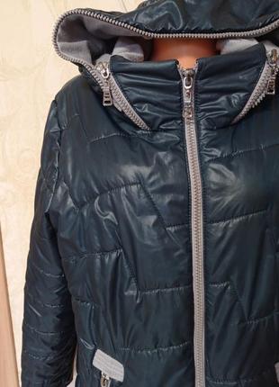 Куртка женская удлиненная размер 50-522 фото