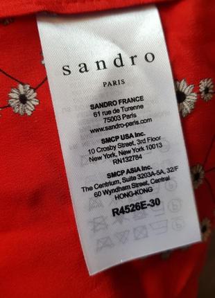 Шовкова сукня sandro7 фото