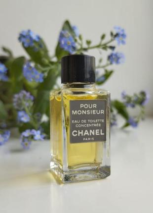 Pour monsieur concentree&nbsp;chanel, винтажная миниатюра, туалетная вода, 4 мл