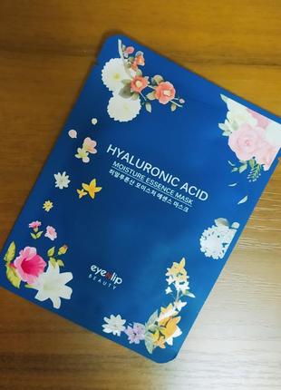 Зволожуюча маска eyenlip hyaluronic acid moisture essence mask з гіалуронової кислотою1 фото