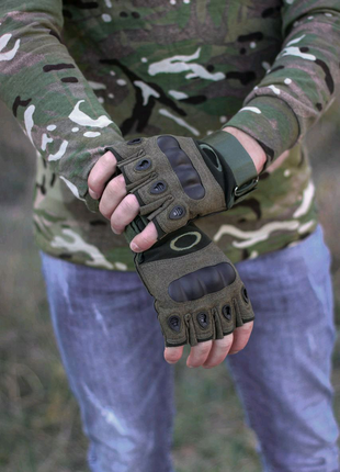 Тактичні рукавиці oakley3 фото