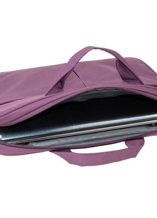 Сумка для ноутбука 15,6'-16"  vinel  фиолетовая с наплечным ремнем vl-0102nb-dp5 фото