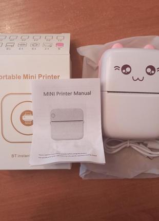 Новий портативний принтер jetix mini wi-print c9 printer для смартфона6 фото