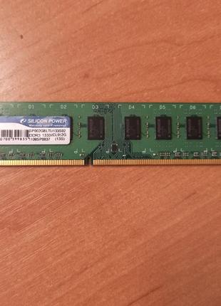 Пам'ять озп silicon power 2 gb ddr3 1333 mhz (sp002gbltu133s02)