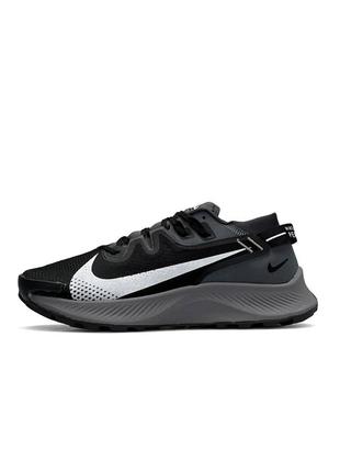 Кроссовки мужские nike pegasus trail 2 gray white серые стильные легкие кроссовки спортивные найк пегасус