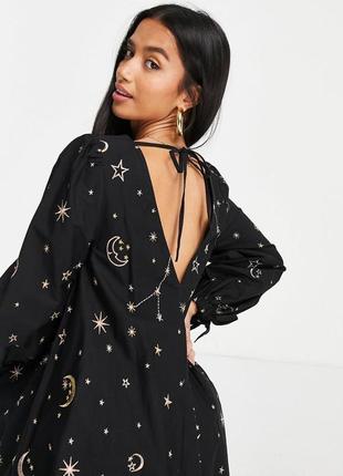 Хлопковое платье со звездами asos2 фото