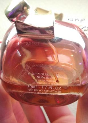 Nina ricci mademoiselle ricci, 13/50 ml - оригінал, рідкість4 фото