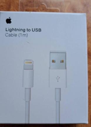 Оригінальний apple lightning to usb кабель 1m
