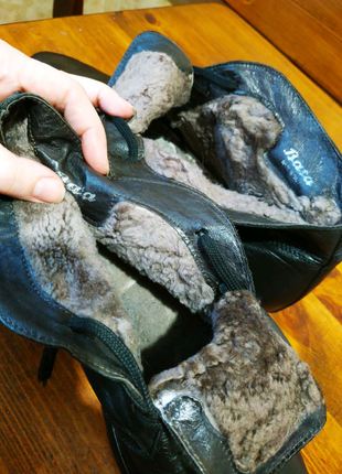 Чоловічі зимові черевики шкіра lavorazione artigiana 46 розмір 308 фото