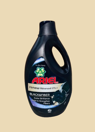 Гель для прання ariel black & fiber для чорного та темного 6 л